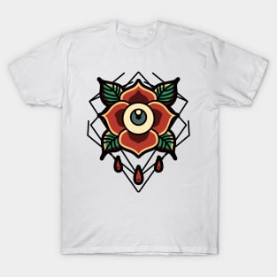 eye rose tattoo T-Shirt